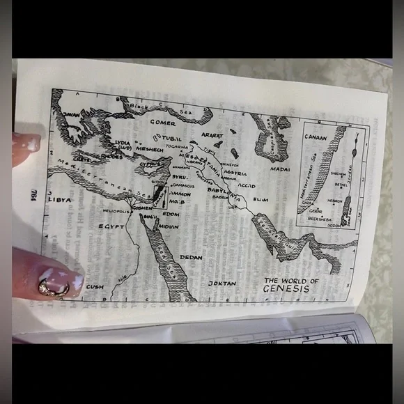 🔆 Vintage Jerusalem Wood Cover Bible #7890 - Picture 9 of 12